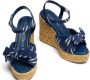 Stuart Weitzman Wedges Blue Dames - Thumbnail 4