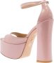 Stuart Weitzman Skyhigh Platform Sandal Beige Dames - Thumbnail 3