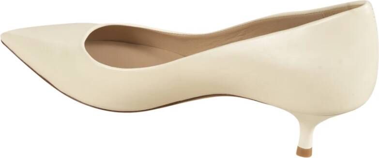 Stuart Weitzman Witte hak sandalen