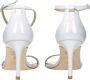 Stuart Weitz Witte Leren Stiletto Hakken Sandalen - Thumbnail 2