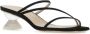 Stuart Weitzman Zwart suede lucite sculpt muilezels Zwart Dames - Thumbnail 2