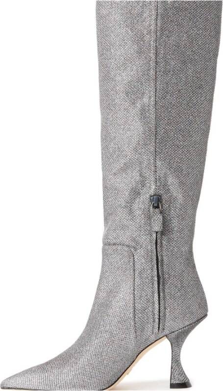 Stuart Weitzman Xcurve 85 Slouch Boots Grijs Dames