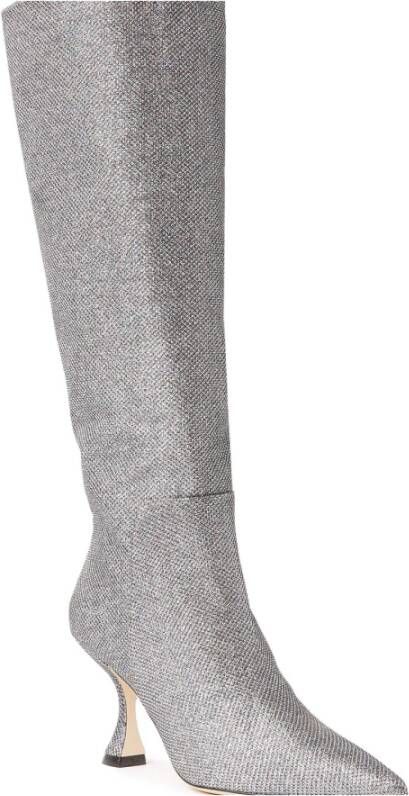 Stuart Weitzman Xcurve 85 Slouch Boots Grijs Dames