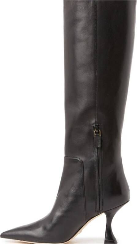 Stuart Weitzman Xcurve 85 Slouch Boots Zwart Dames