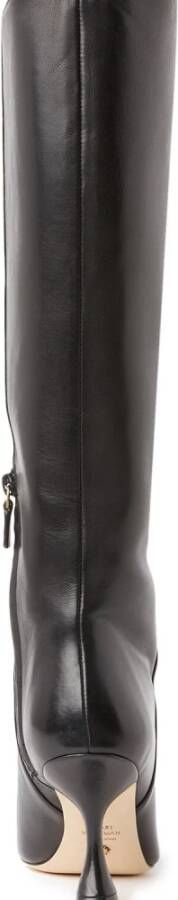 Stuart Weitzman Xcurve 85 Slouch Boots Zwart Dames