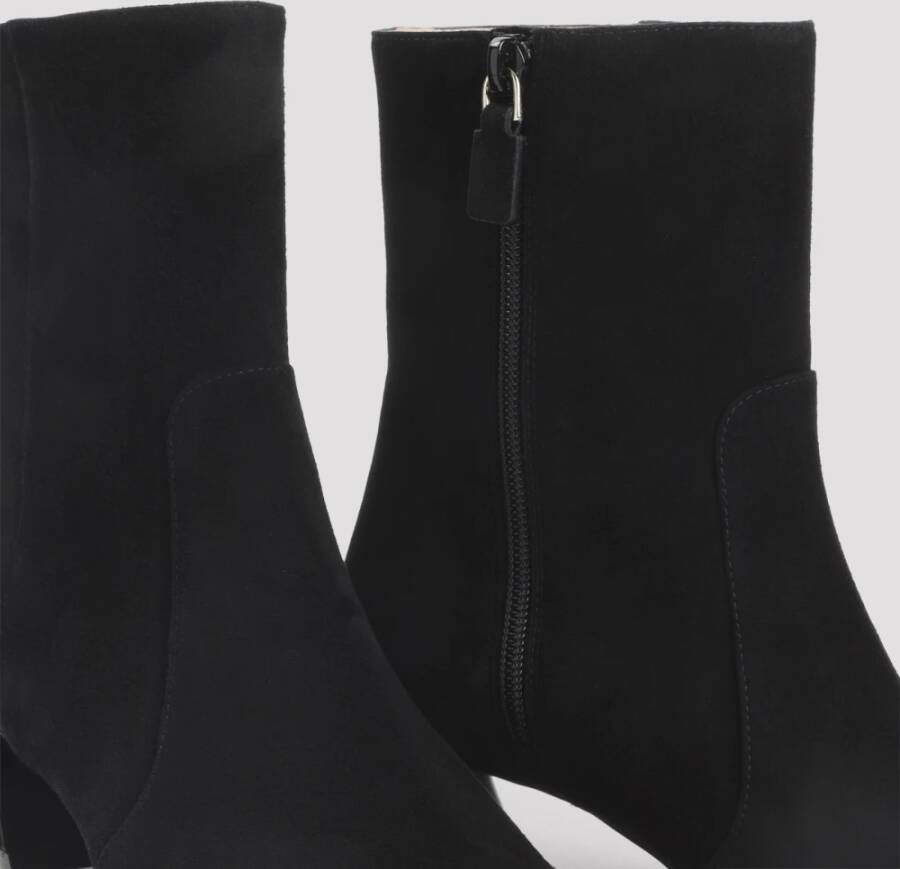 Stuart Weitzman Zip Bootie met 5cm Hakhoogte