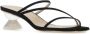 Stuart Weitzman Zwart suede lucite sculpt muilezels Zwart Dames - Thumbnail 2