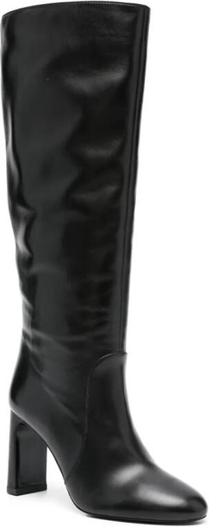 Stuart Weitzman Zwarte Babette Tubo Hoge Hakken Schoenen
