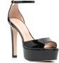 Stuart Weitzman Zwarte Patentleren Hoge Hak Sandalen Black Dames - Thumbnail 2