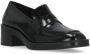 Stuart Weitzman Zwarte Eco Leren Loafers Vierkante Neus Black Dames - Thumbnail 3