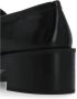 Stuart Weitzman Zwarte Eco Leren Loafers Vierkante Neus Black Dames - Thumbnail 6