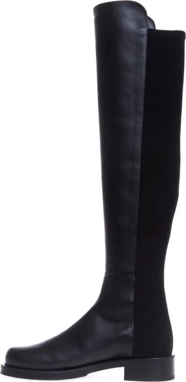 Stuart Weitzman Zwarte Enkellaarsjes voor Vrouwen Black Dames