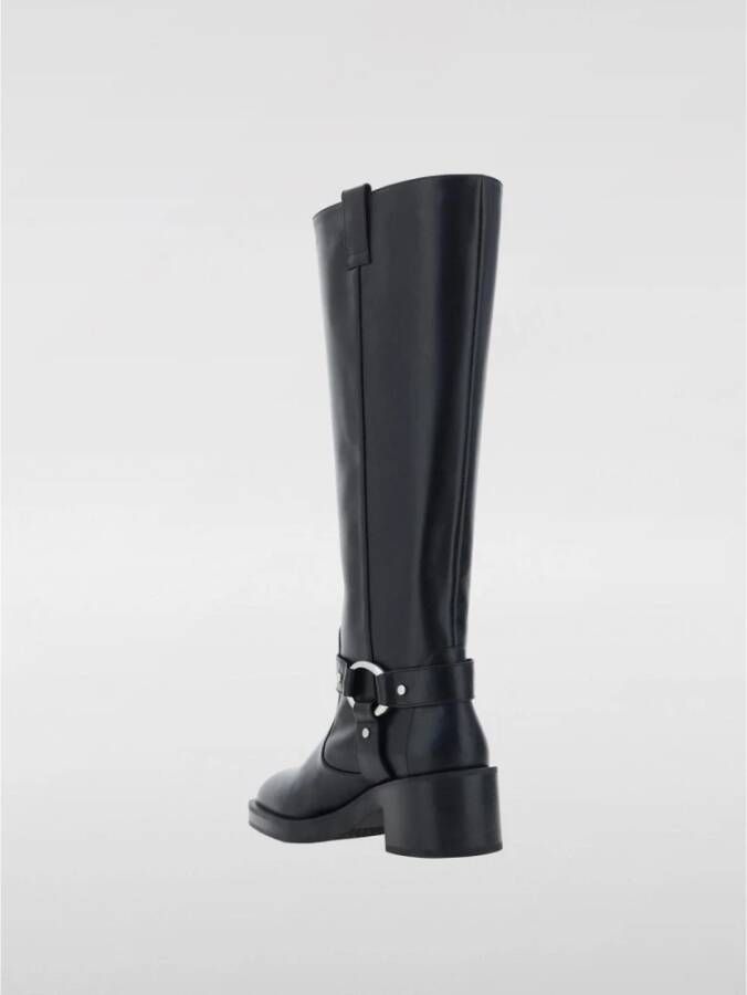Stuart Weitzman Zwarte Laarzen met Ringdetail