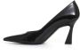 Stuart Weitz Zwarte lakleren pump met 85mm hak - Thumbnail 2