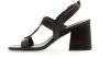 Stuart Weitzman Zwarte Leren Gevlochten Sandalen Black Dames - Thumbnail 3