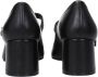 Stuart Weitz Zwarte Leren Mid-Hak Pumps met Gesp - Thumbnail 2