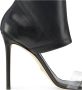 Stuart Weitzman Zwarte nappa lederen frontrow enkellaarzen Zwart Dames - Thumbnail 4