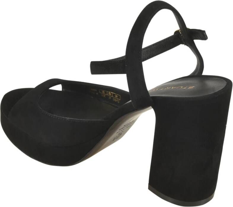 Stuart Weitzman Zwarte Sandalen