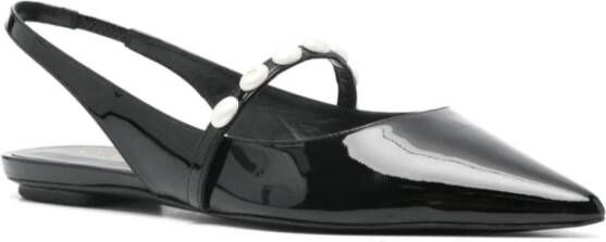 Stuart Weitzman Zwarte Sandalen voor Vrouwen Black Dames