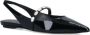Stuart Weitzman Zwarte Slingback Parel Detail Platte Schoenen Black Dames - Thumbnail 3