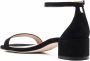 Stuart Weitzman Zwarte suède hoge hak sandalen Black Dames - Thumbnail 3