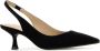 Stuart Weitzman Zwarte suède Naomi pumps 5cm hak Black Dames - Thumbnail 2