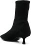 Stuart Weitz Zwarte Suède Panelled Kitten Heel Schoenen - Thumbnail 2
