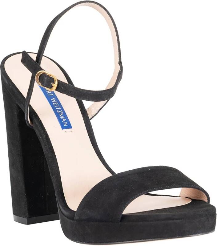 Stuart Weitzman Zwarte Suède Schoenen Black Dames