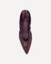 Studio Amelia Bordeaux Crinkle Nappa Leren Pump - Thumbnail 2
