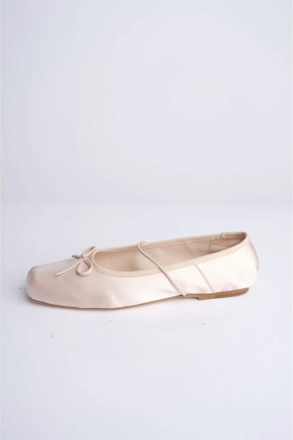 Studio Amelia Roze Zijden Ballerina Flats