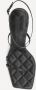 Studio Amelia Zwarte Leren Hak Sandalen - Thumbnail 2