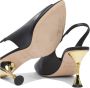 Studio Amelia Zwarte Pumps Elegante Leren Schoenen - Thumbnail 2