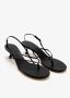 Studio Amelia Zwarte Wishbone Hak Sandalen - Thumbnail 2