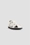 Studio Nicholson Witte Leren Sandalen Klittenbandsluiting Pergamijn White Dames - Thumbnail 2