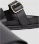 Studio Nicholson Zwarte Leren Sandalen Black Dames - Thumbnail 5