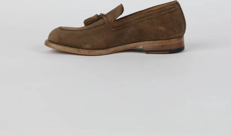 Sturlini Klassieke Leren Loafer Schoenen Brown Heren