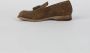 Sturlini Klassieke Leren Loafer Schoenen Brown Heren - Thumbnail 3