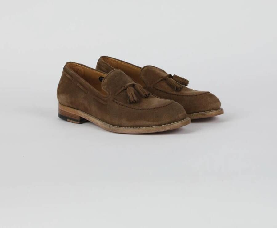 Sturlini Klassieke Leren Loafer Schoenen Brown Heren