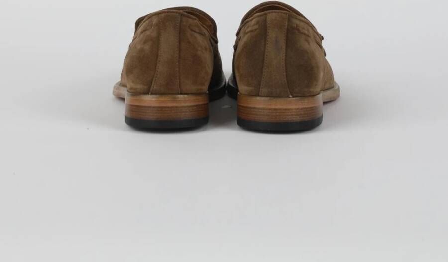 Sturlini Klassieke Leren Loafer Schoenen Brown Heren