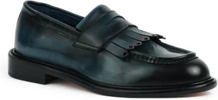 Sturlini Leren Loafer Schoen Blue Heren