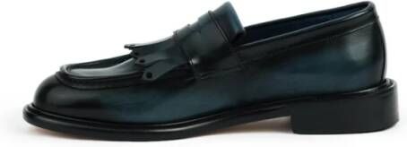 Sturlini Leren Loafer Schoen Blue Heren