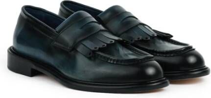 Sturlini Leren Loafer Schoen Blue Heren