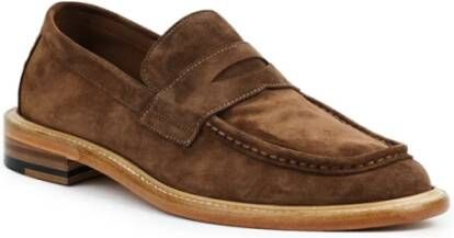Sturlini Suède leren mocassin Brown Heren