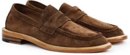 Sturlini Suède leren mocassin Brown Heren