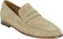 Sturlini Suède Leren Mocassin Loafer Beige Heren - Thumbnail 2