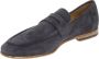 Sturlini Suède Leren Mocassin Loafer Blue Heren - Thumbnail 4
