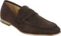 Sturlini Suède Leren Mocassin met Voering Brown Heren - Thumbnail 2