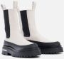 Stutterheim Chunky Leren Highwalker Laarzen Beige Dames - Thumbnail 4