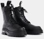 Stutterheim Leren Veterschoenen tot Halverwege de Kuit Black Heren - Thumbnail 5