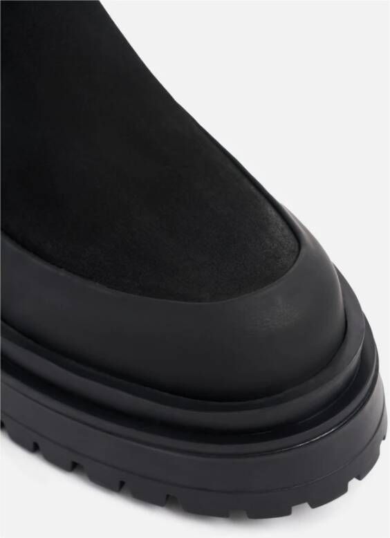 Stutterheim Nubuck Enkellaarzen voor nat weer Black Unisex